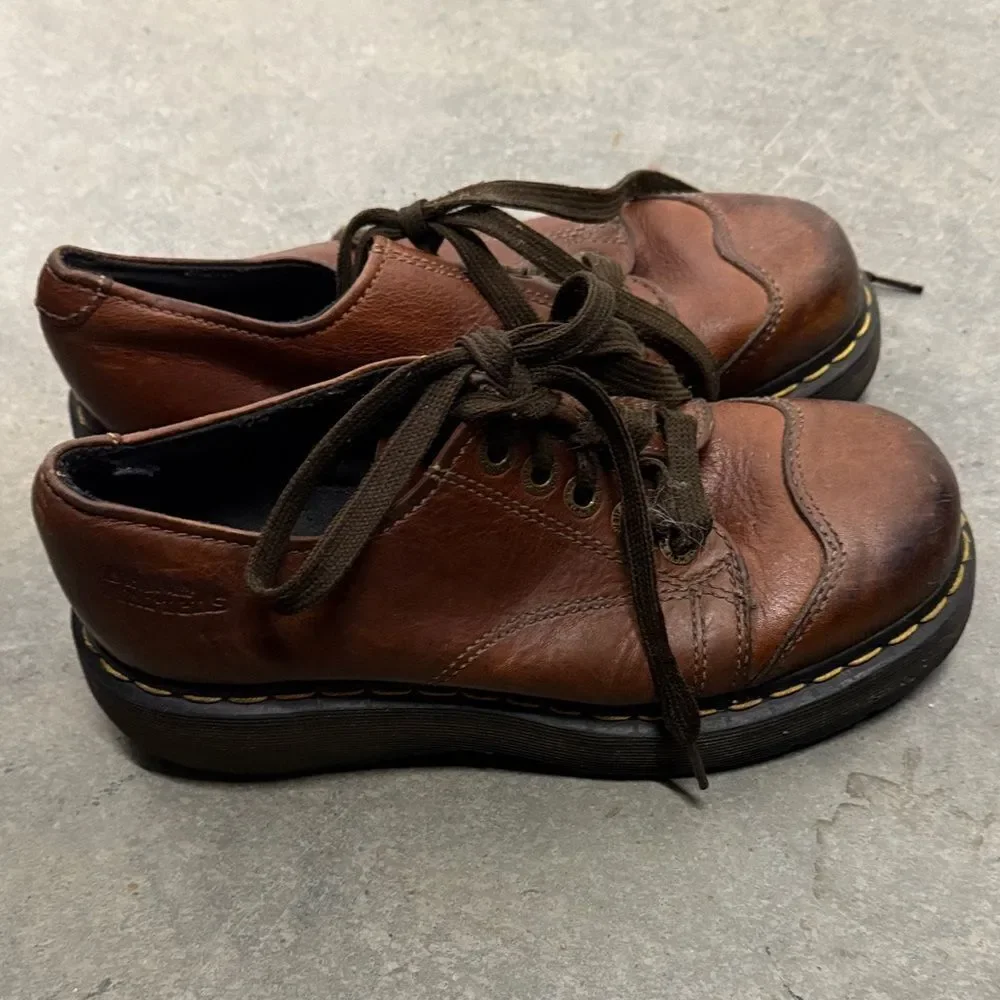 Dr. Martens vintage Dark Brown Leather Men's Derbys